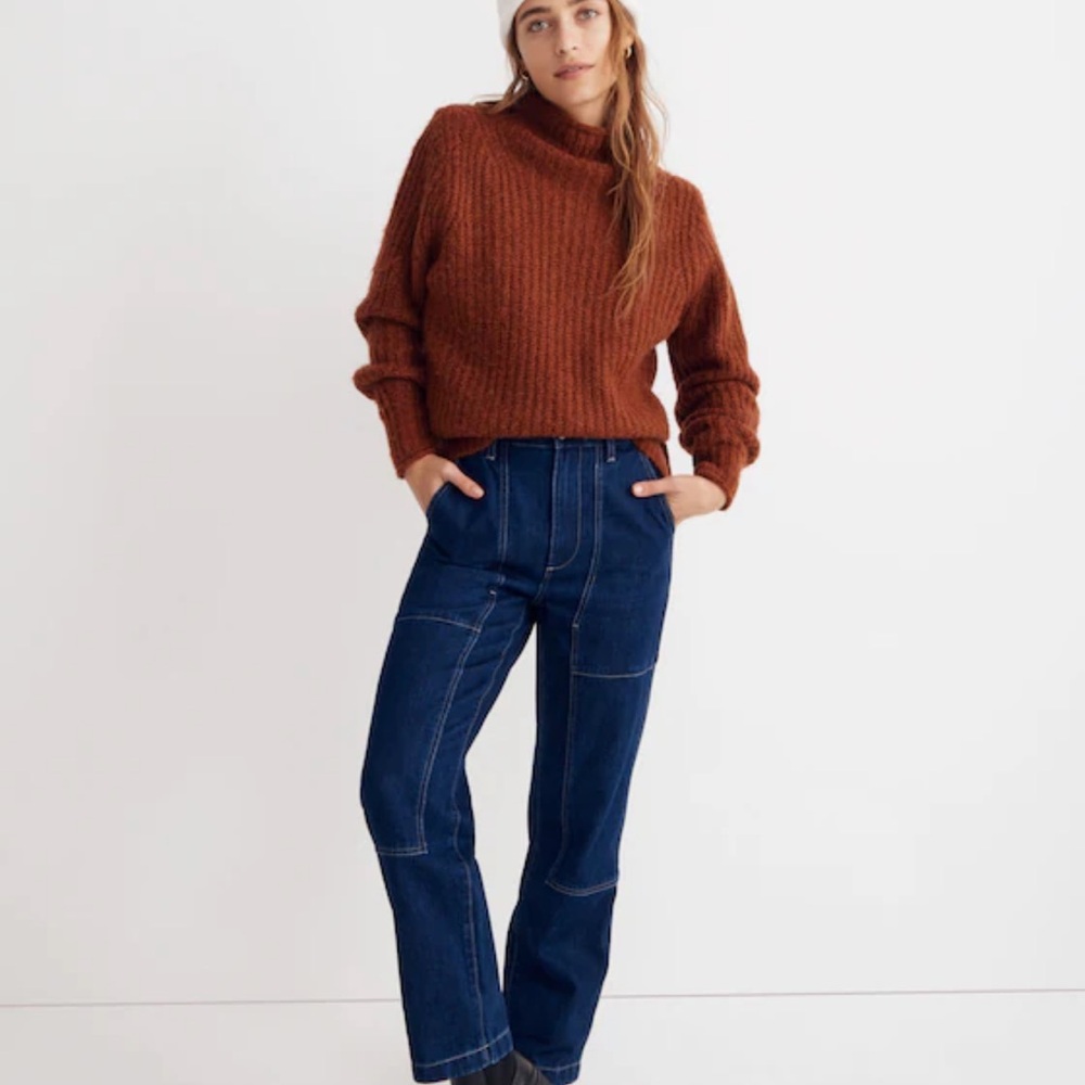 Madewell Orange Sweater